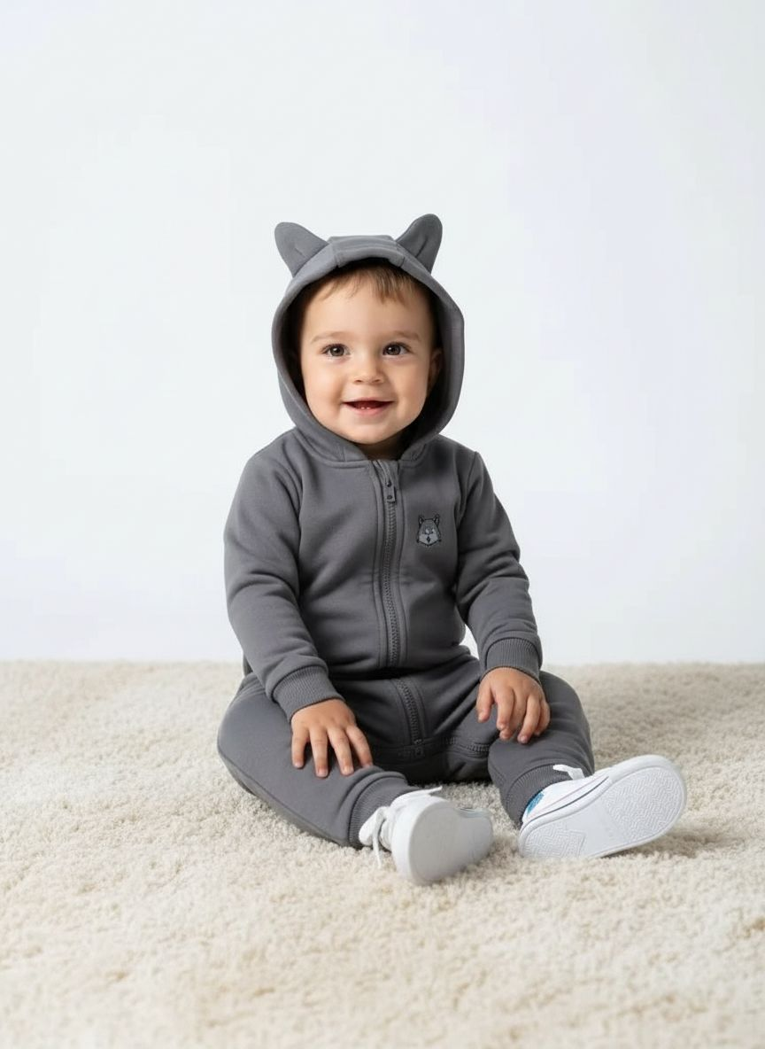 Комбинезон Лапушка 5055ф серый - фото 5