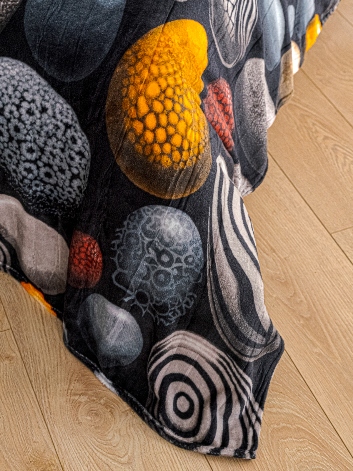 Плед PAVLine Аэро Софт Камушки 150 x 200 см велсофт - фото 10