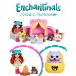 Кукла мини Enchantimals Поход с палатками высота 10 см