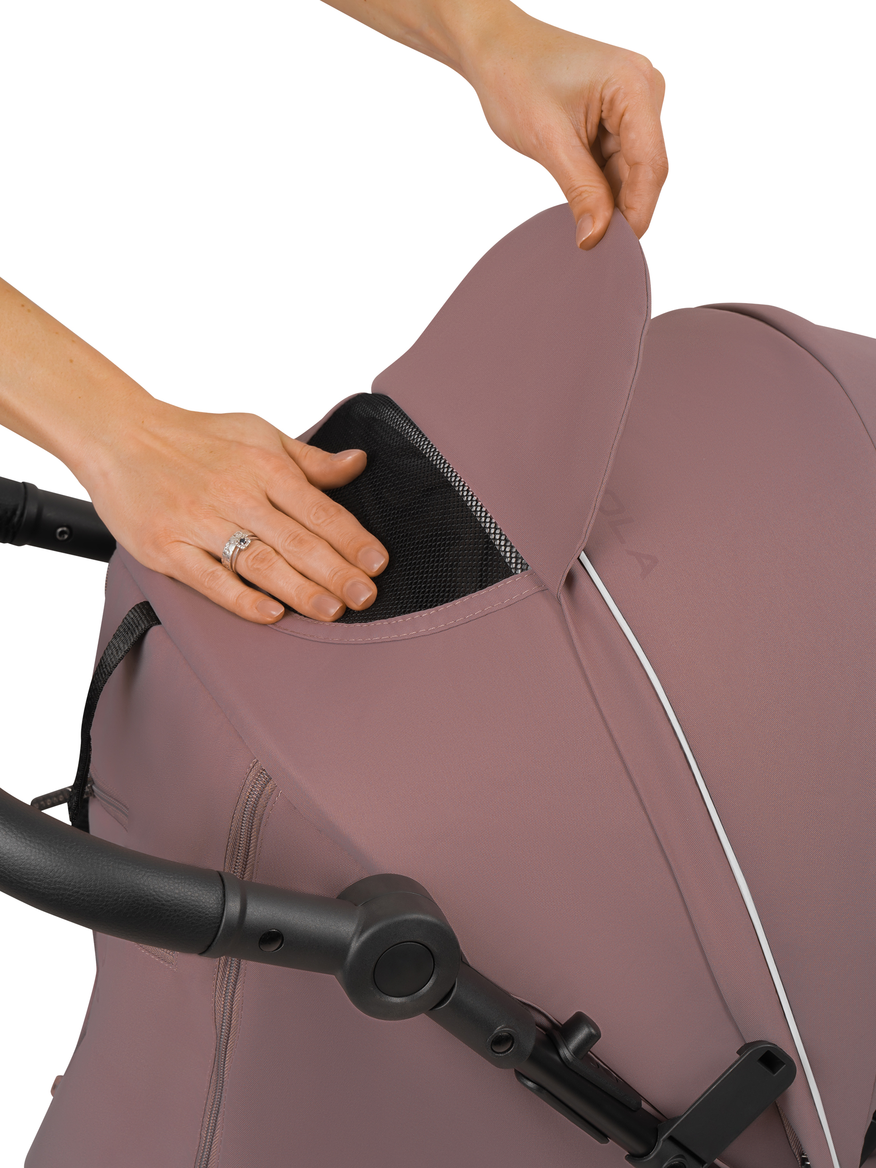 Коляска прогулочная JOVOLA SELENA 2026 всесезонная розовый - фото 19