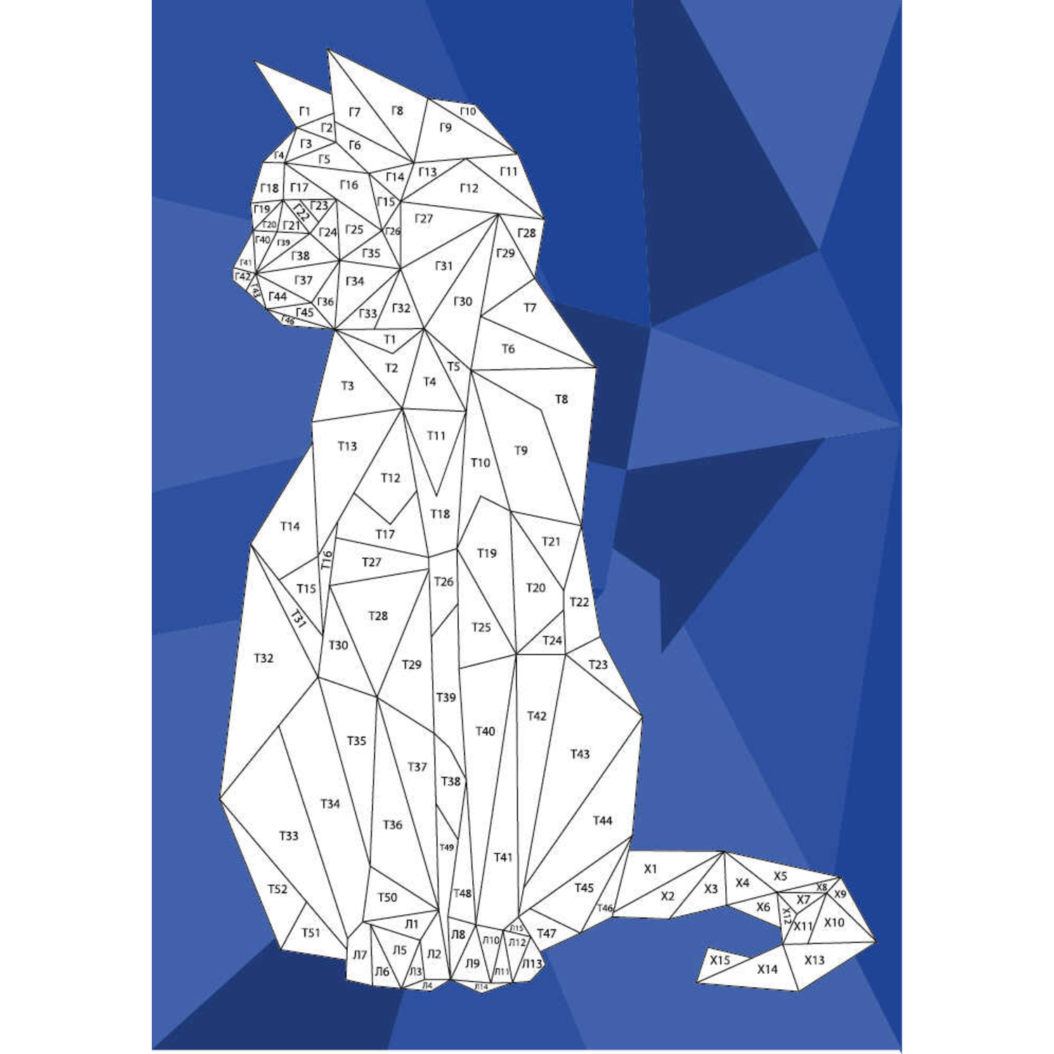 Картина по номерам Феникс + Кошка - фото 2