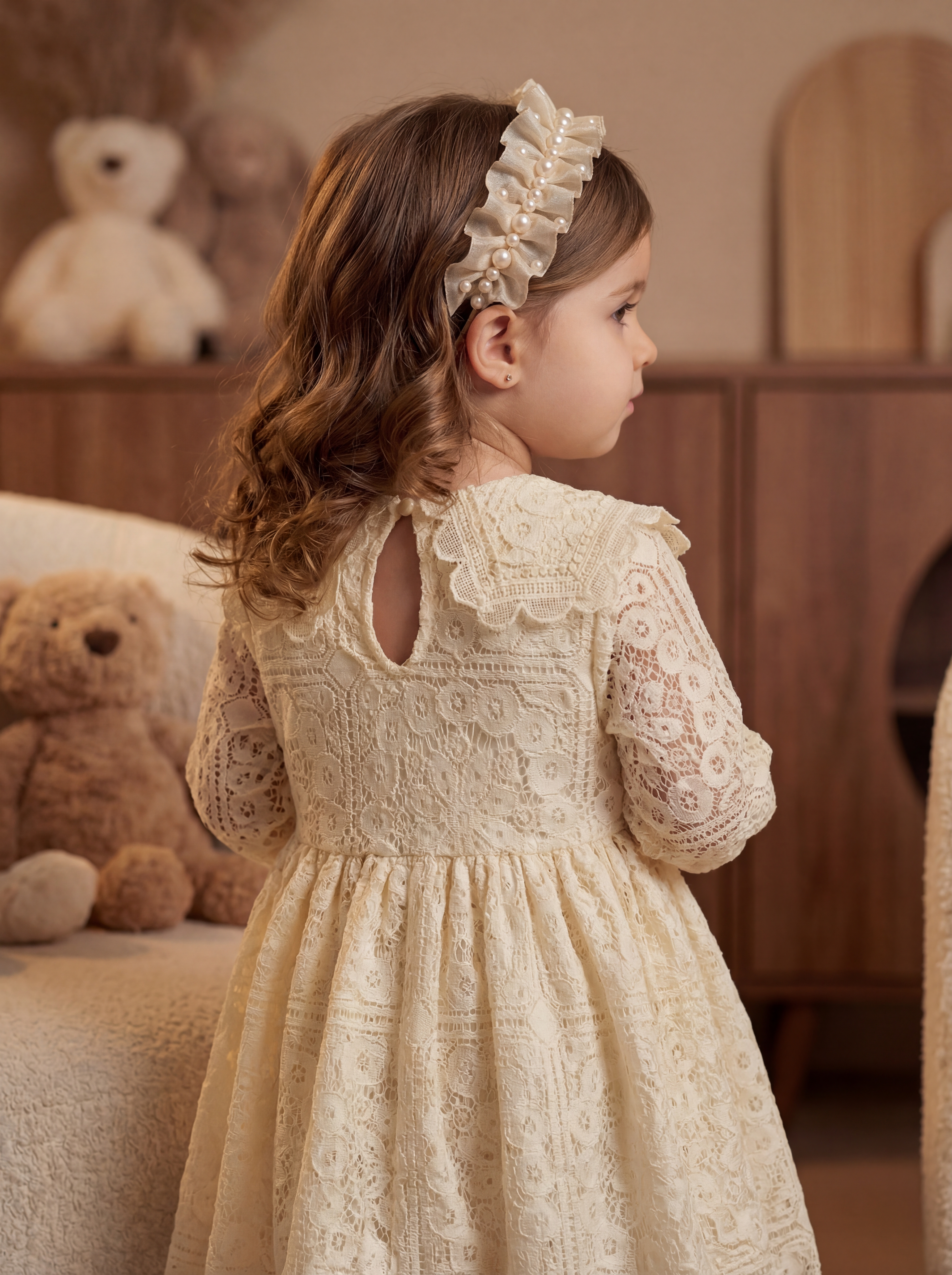 Платье Artcher Платье007Кружевное_бежевое - фото 5