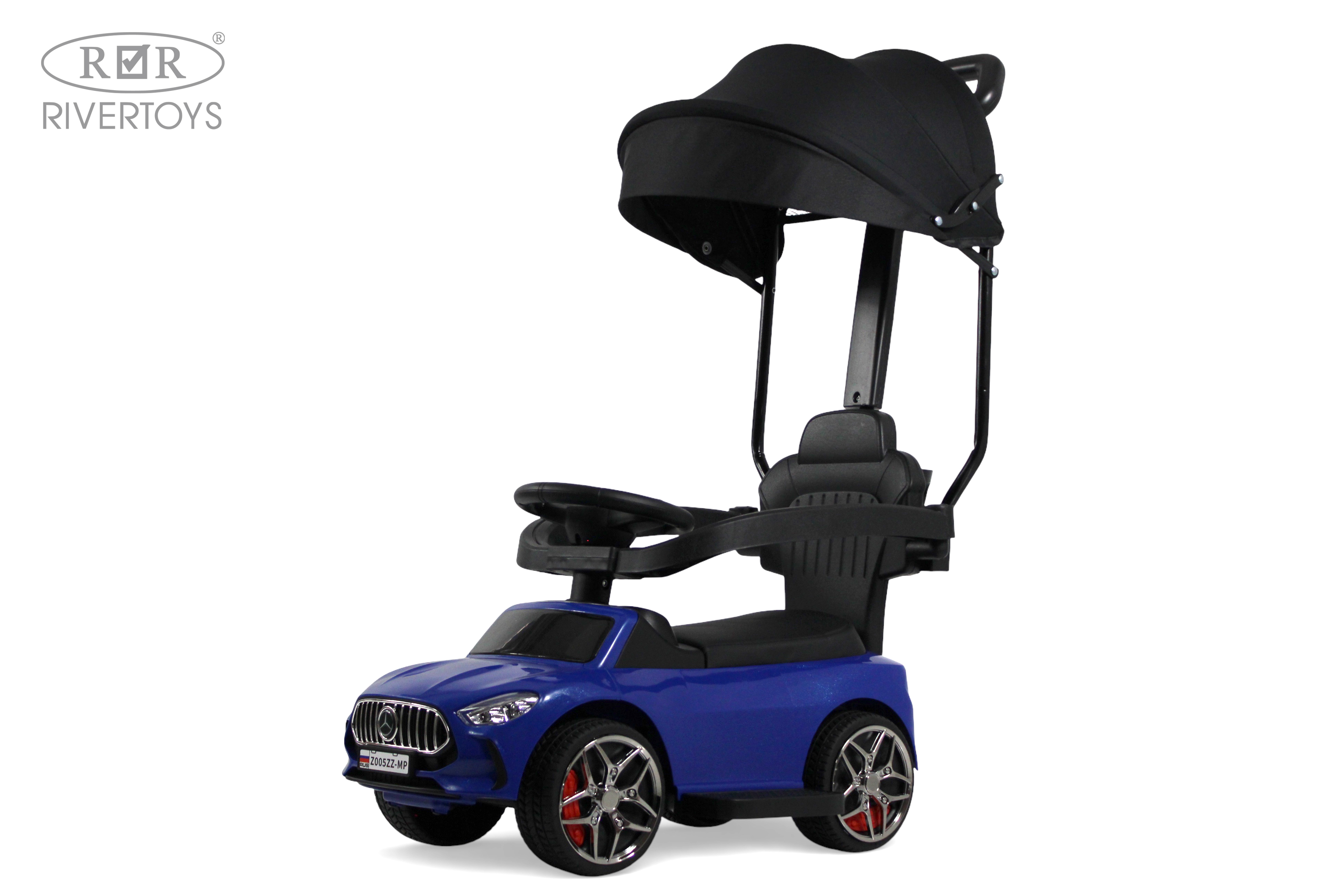 Каталка RIVERTOYS Z005ZZ-MP-BLUE синий - фото 1