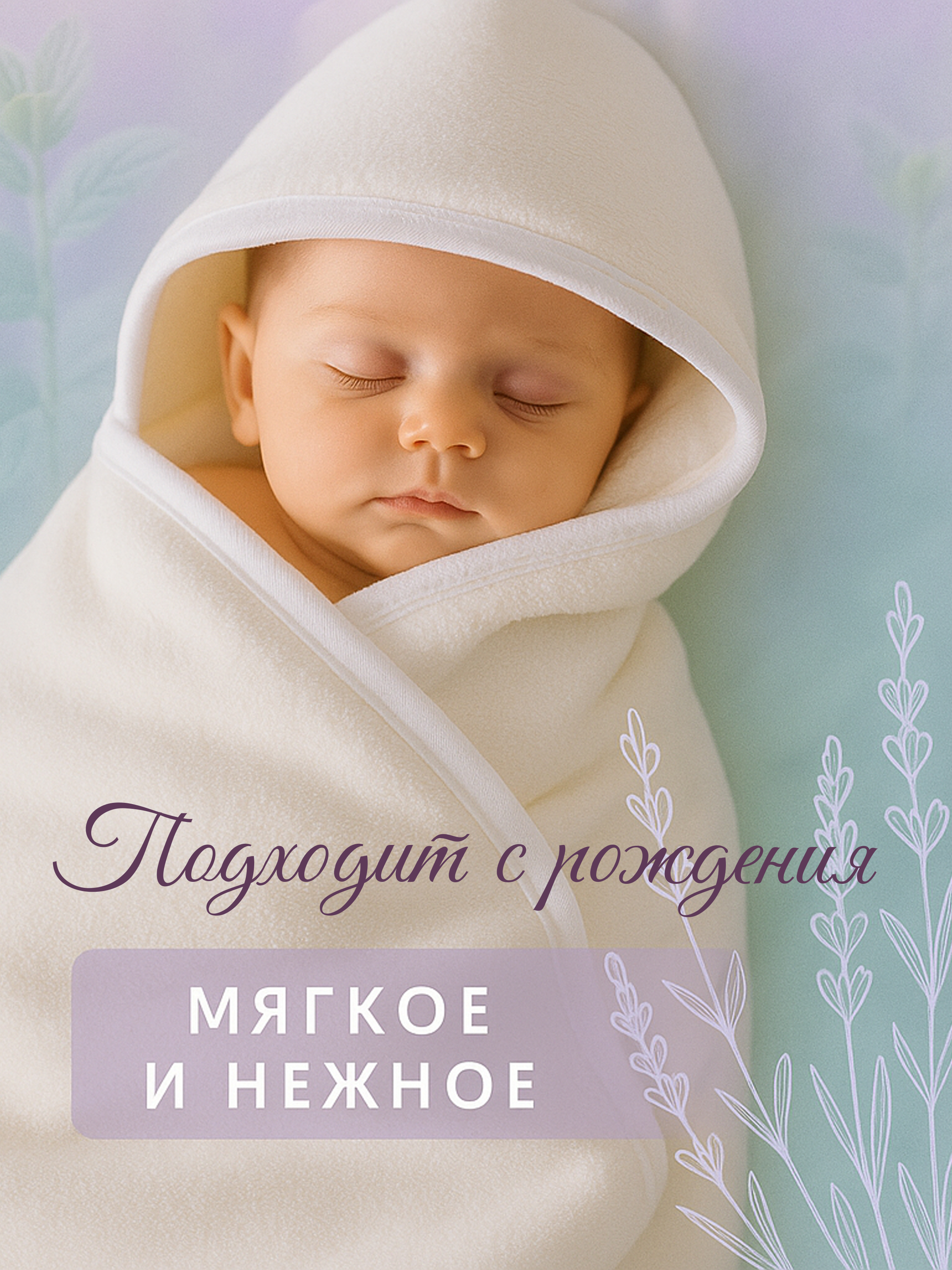 Полотенце уголок Утенок 90 x 90 см 1 шт. - фото 2