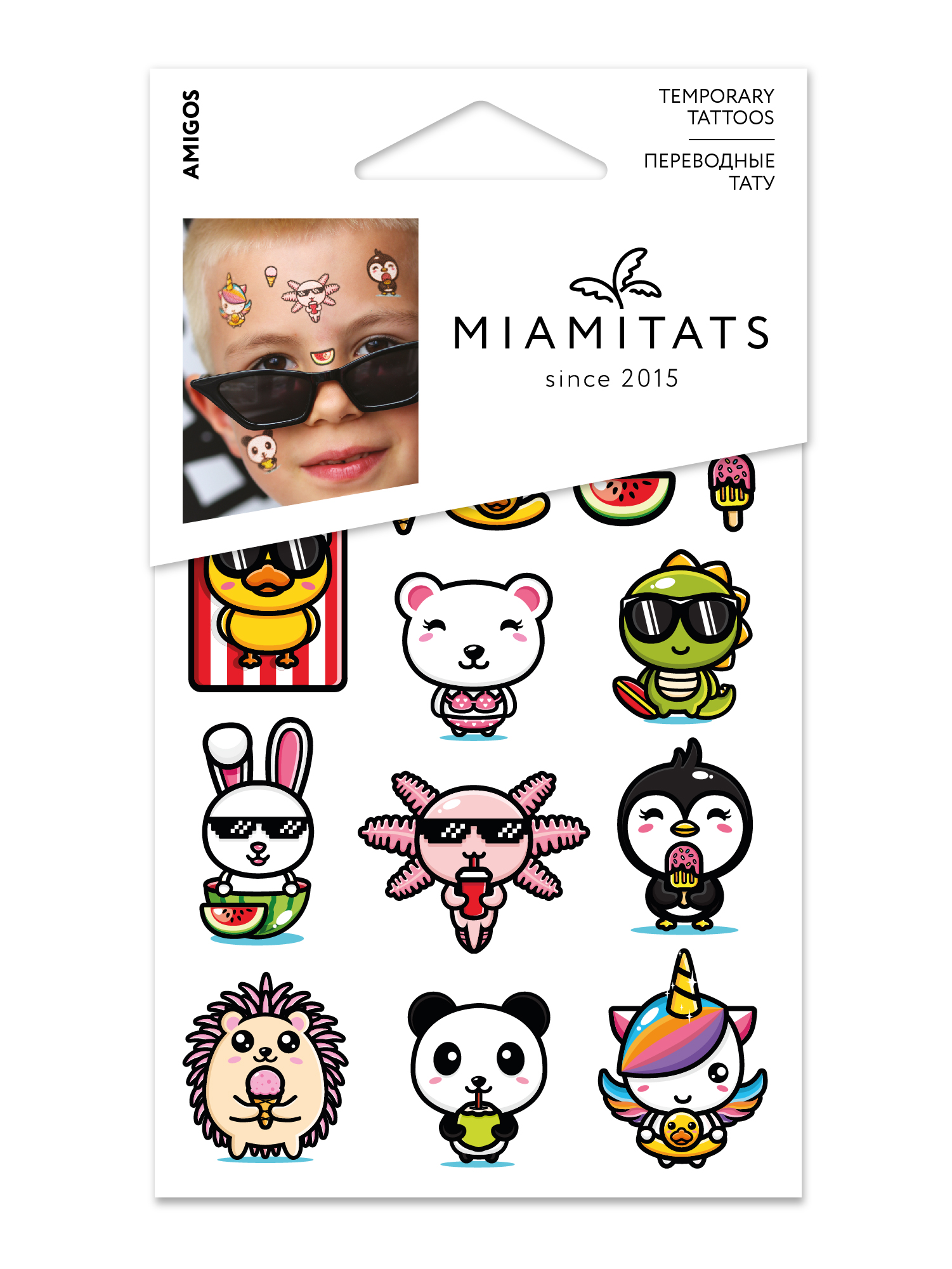 Переводные тату mini MIAMITATS Amigos - фото 1