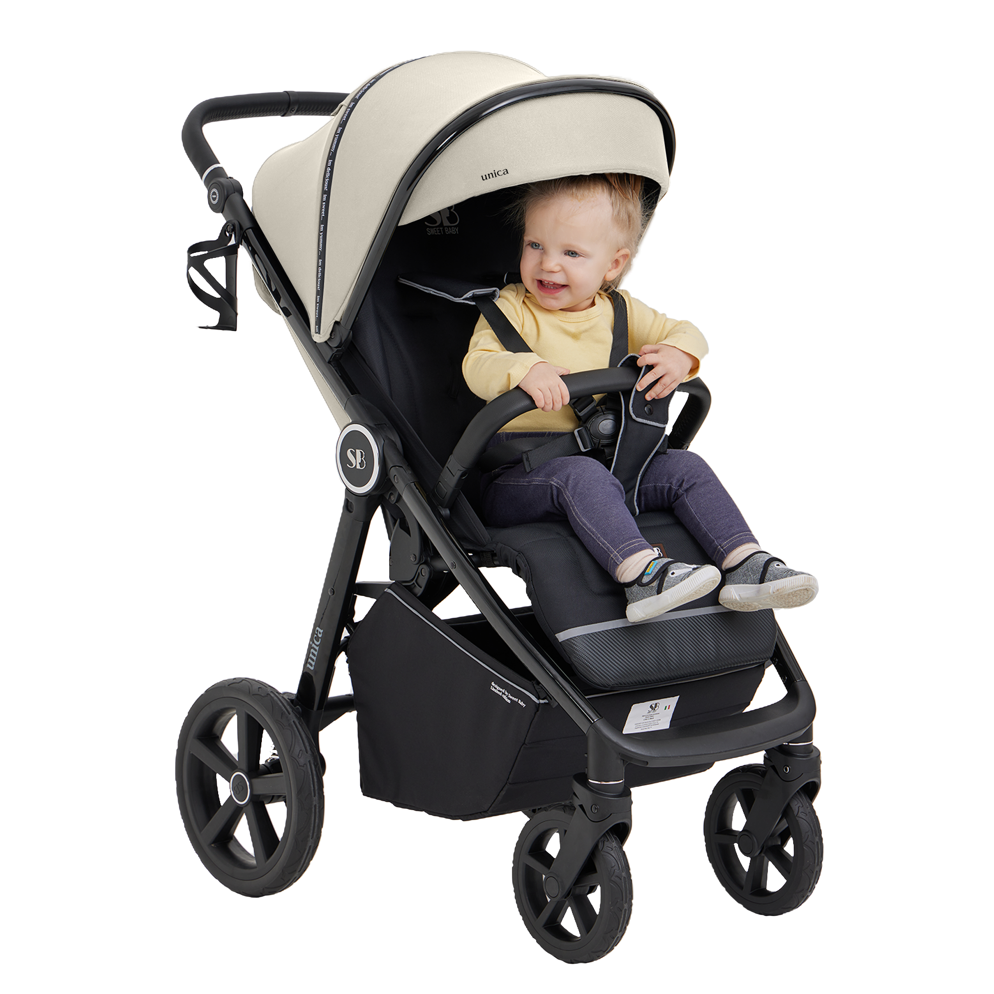 Коляска прогулочная Sweet Baby Unica Olive Green хаки - фото 45