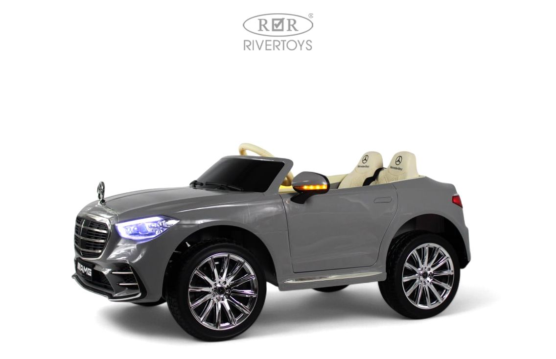 Электромобиль RIVERTOYS Mercedes М333БХ-GREY С пультом ДУ - фото 1