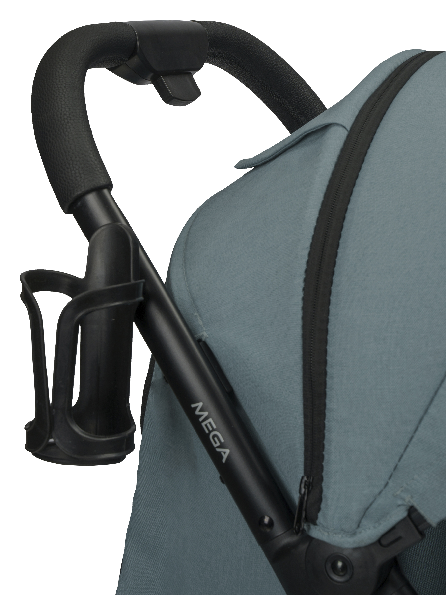 Коляска прогулочная Indigo Mega голубой - фото 17