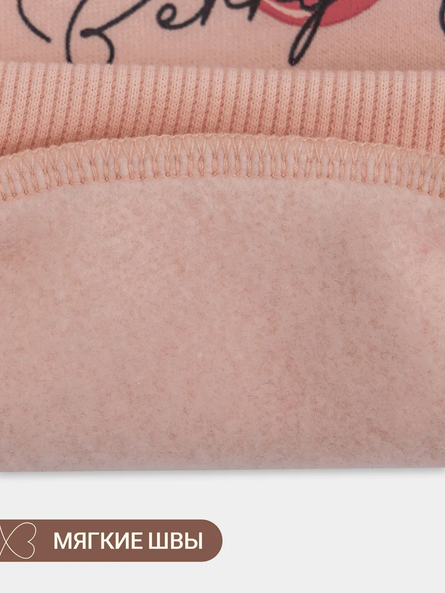 Свитшот Mark Formelle (Марк Формэль) 83106/персиковый +печать - фото 5