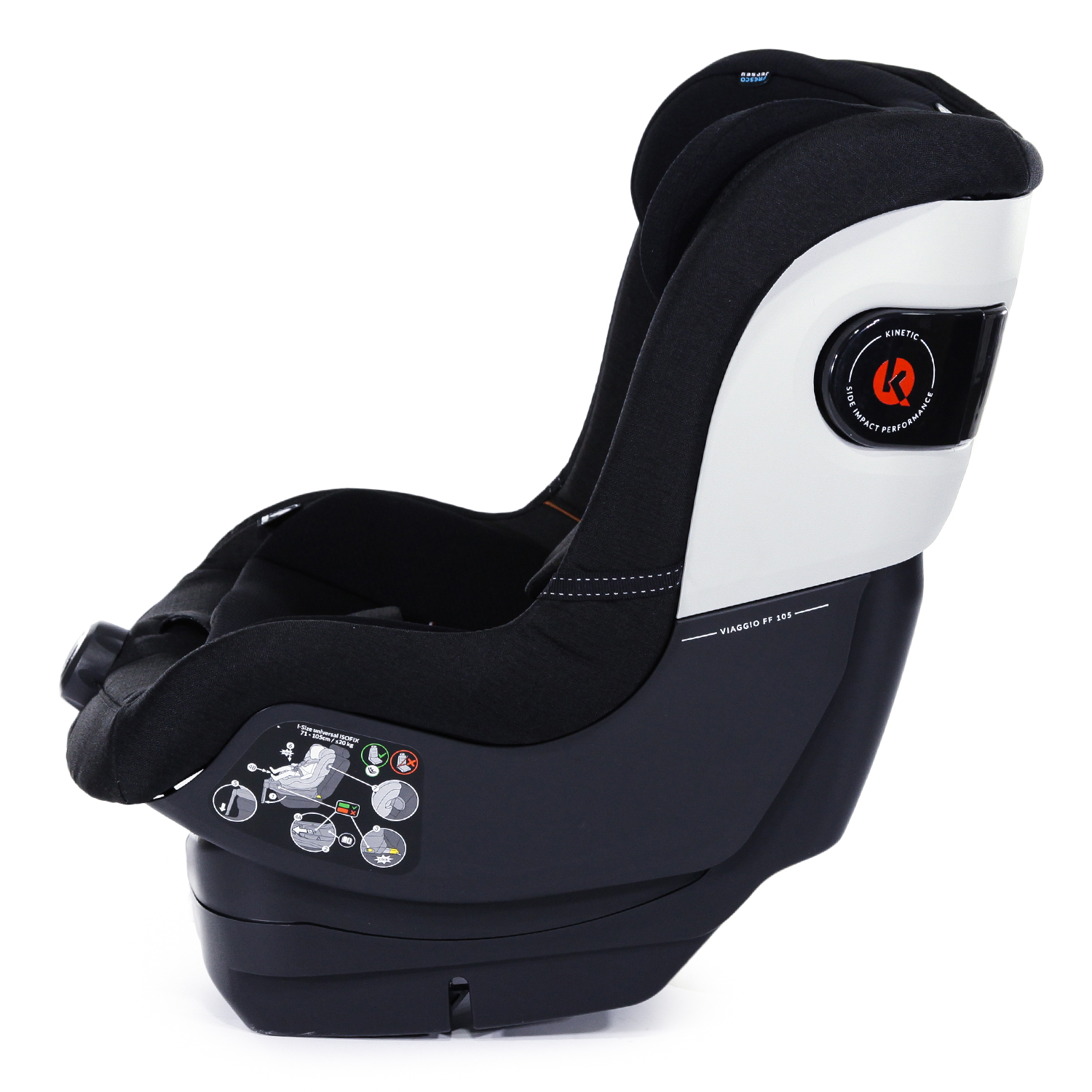 Автокресло Peg-Perego 1 (9-18 кг) черный - фото 3