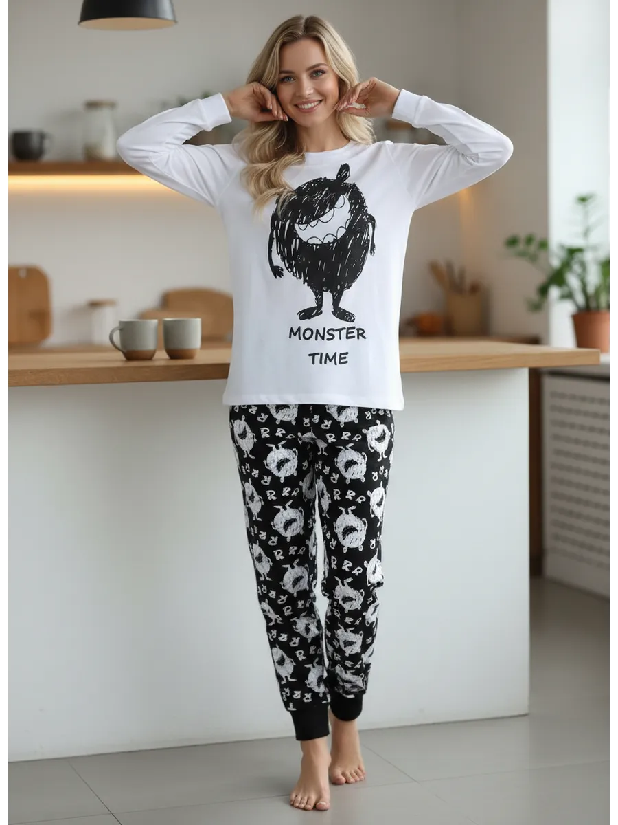 Пижама MIKO YUMI WP-printed-Monster - фото 8