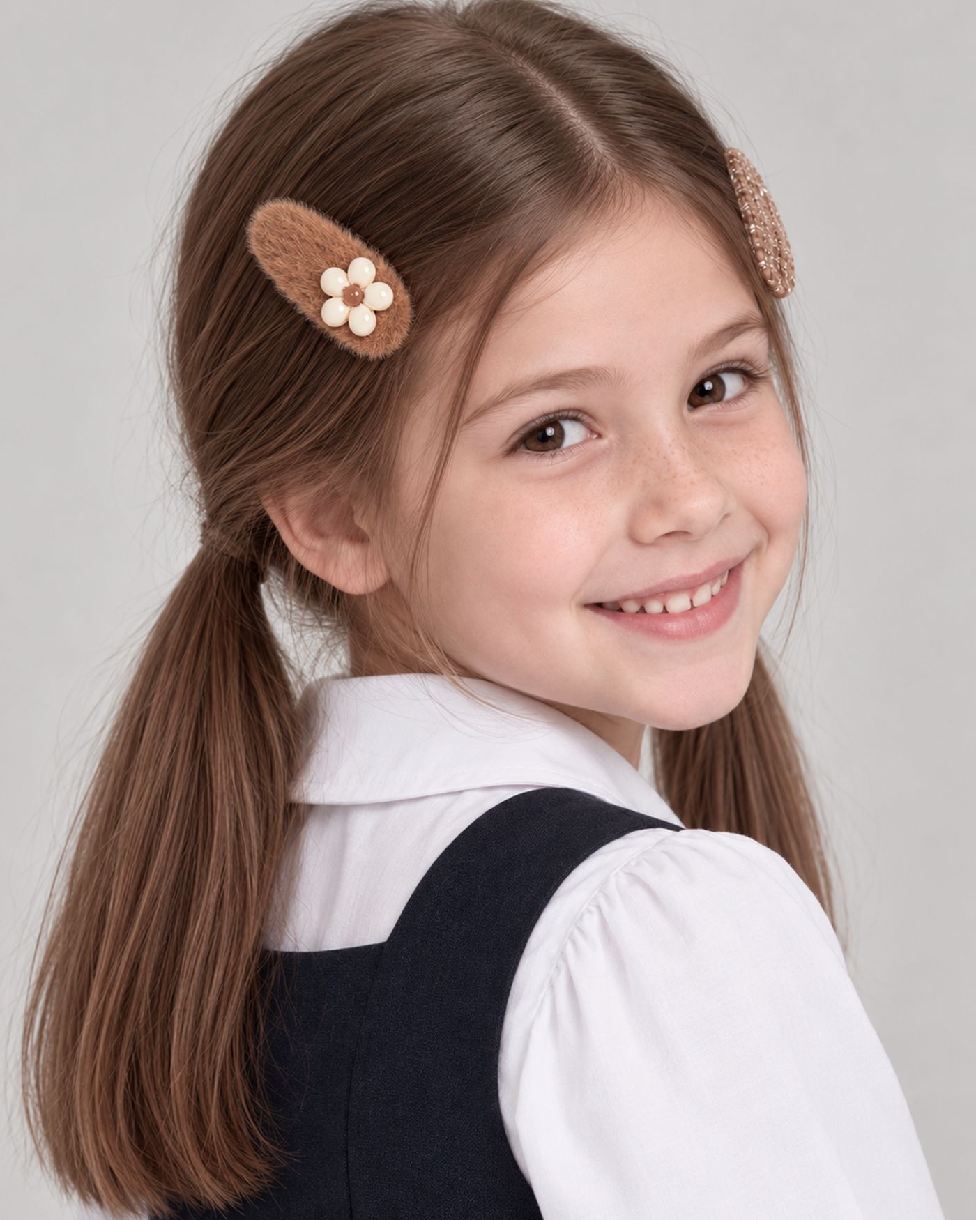 Заколка Demi Star Brown 2 шт. - фото 4