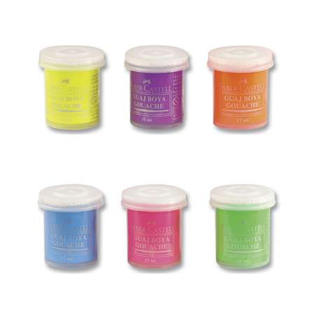 Краски гуашь Faber Castell 6 цв.
