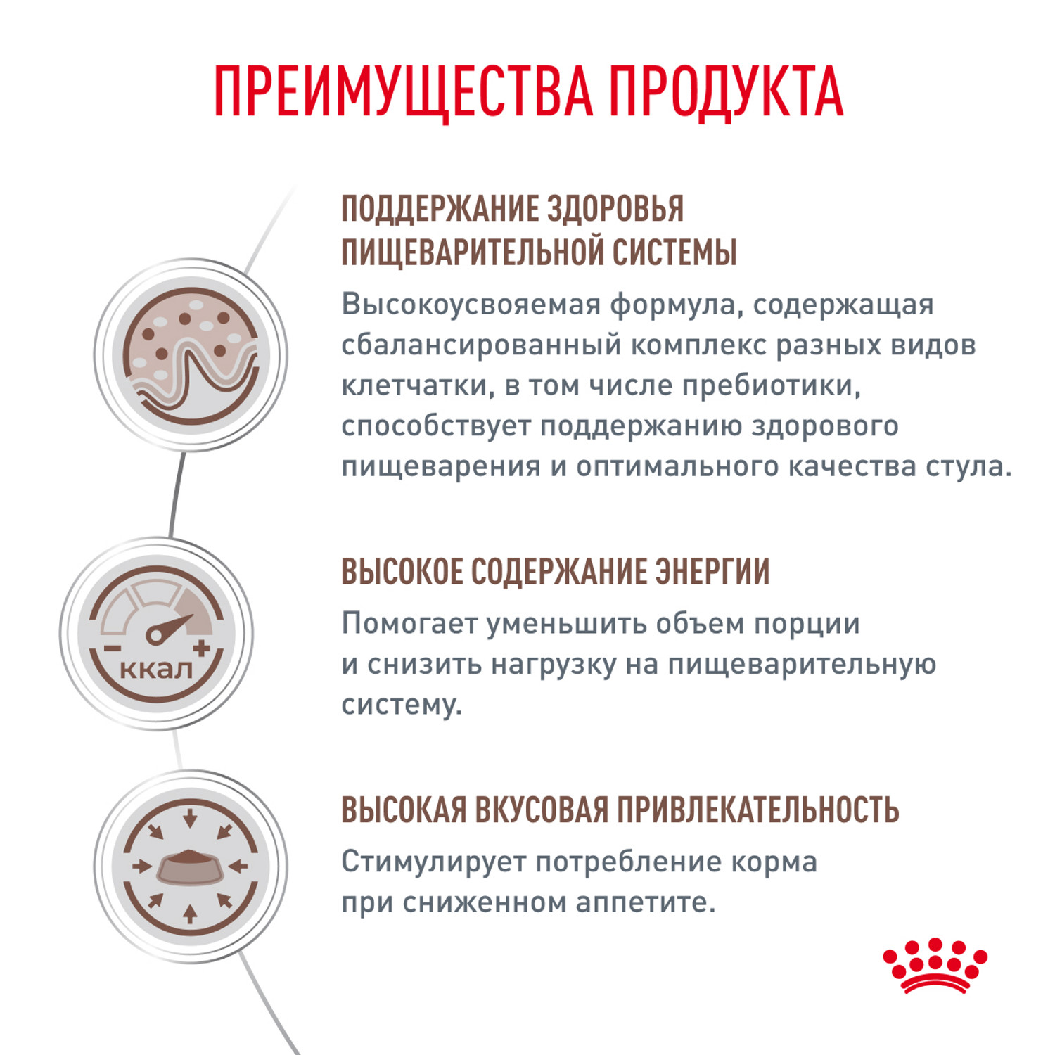 Корм для кошек ROYAL CANIN Gastro Intestinal GI-32 лечение ЖКТ 2кг - фото 3
