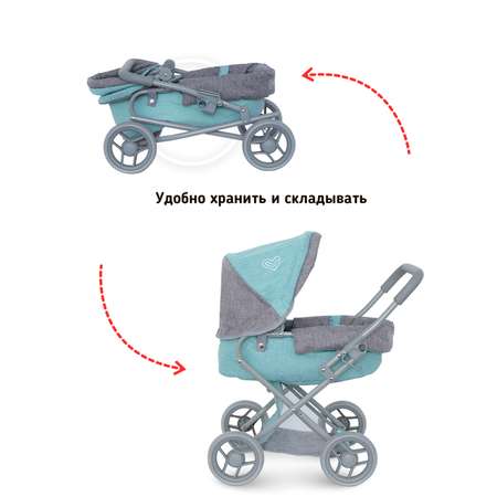 Коляска-трансформер для кукол Buggy Boom
