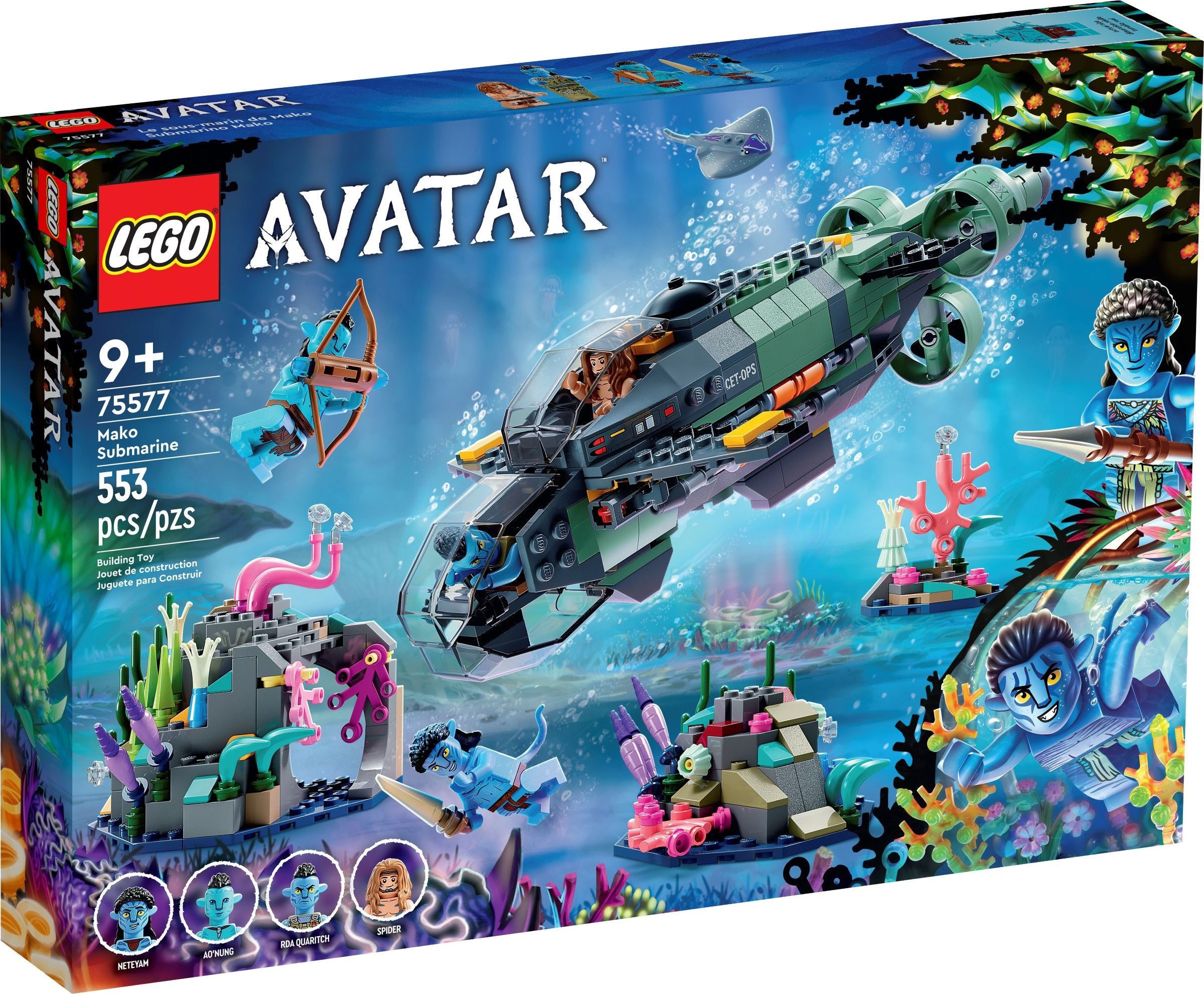 Изображение товара LEGO Avatar Подводная лодка Мако 75577 - детский конструктор для фанатов Аватара