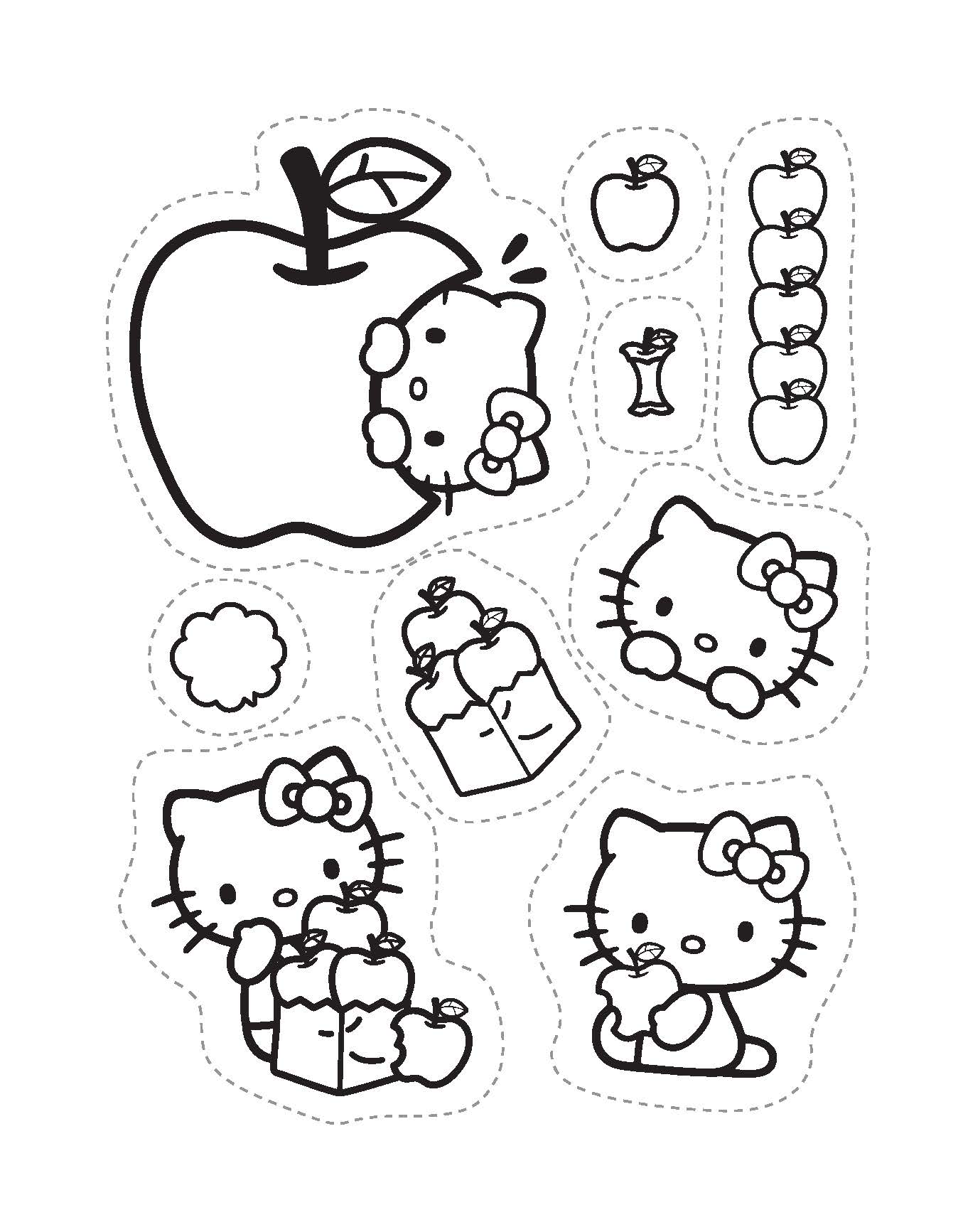 Книга АСТ Hello Kitty стикербук - фото 4