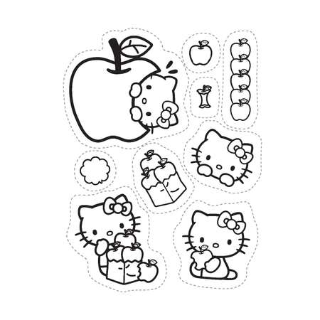 Книга АСТ Hello Kitty стикербук