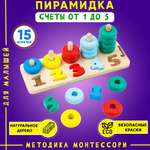 Игрушка Alatoys пирамидка Счёты в ассортименте