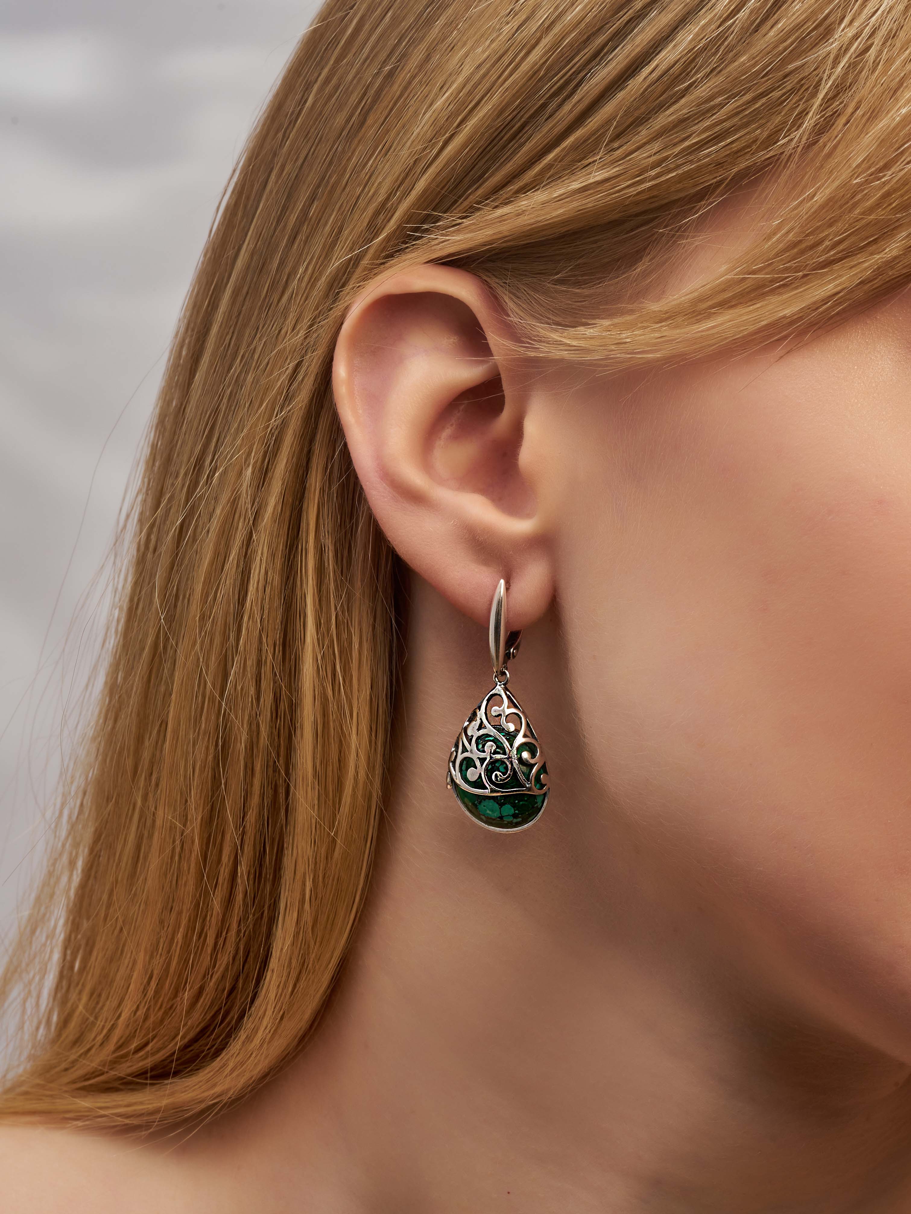 Серьги Shine and Beauty 34312084Мп - фото 2