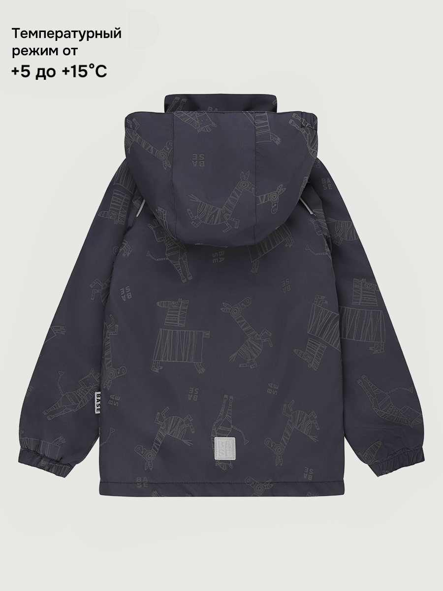 Ветровка BASE by NIKASTYLE б4л10126 графит - фото 5