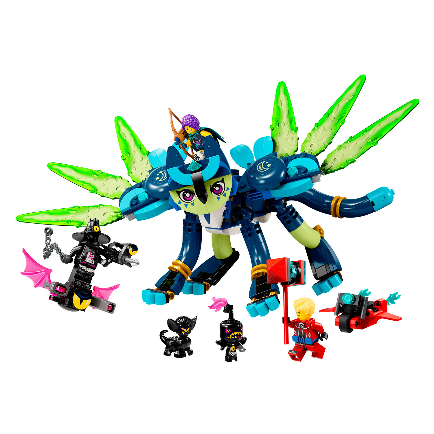 Конструктор LEGO DREAMZzz Зои и кошка-сова Зиан блочный - фото 10