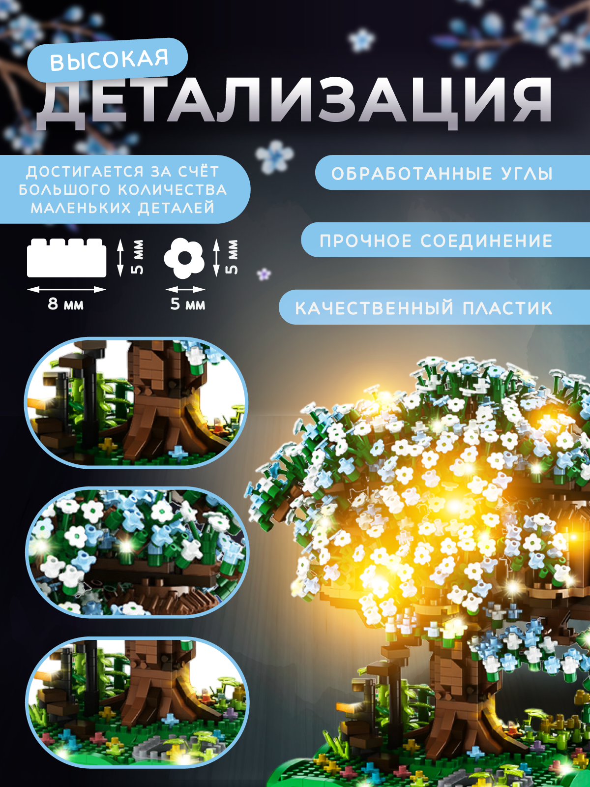 Конструктор ТУ БИ ИЗИ из мини-блоков 2008 дет. - фото 3