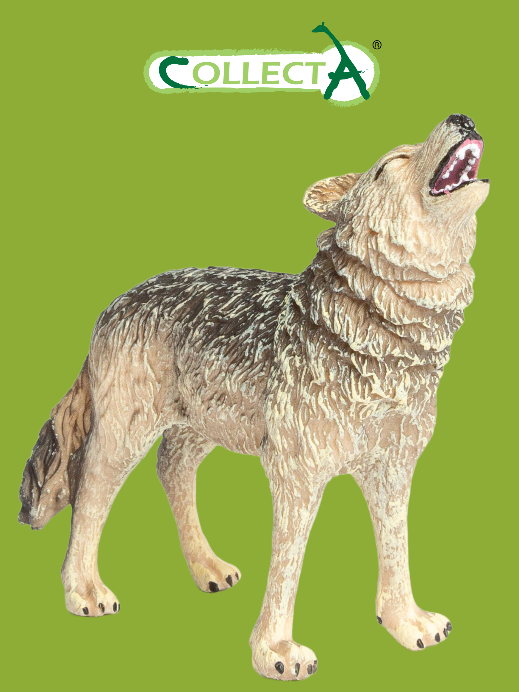 Фигурка Collecta Обыкновенный волк воющий - фото 1