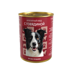 Влажный корм для собак Ем Без Проблем Аппетитный обед с говядиной 6 шт х 850 г