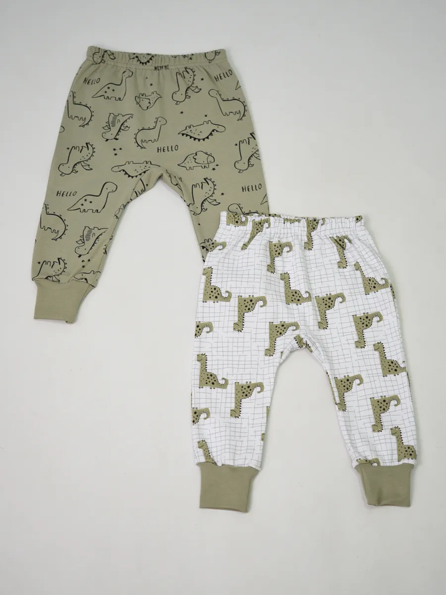 Штанишки 2 шт Совенок Дона БШ2-302-1/19 - фото 1