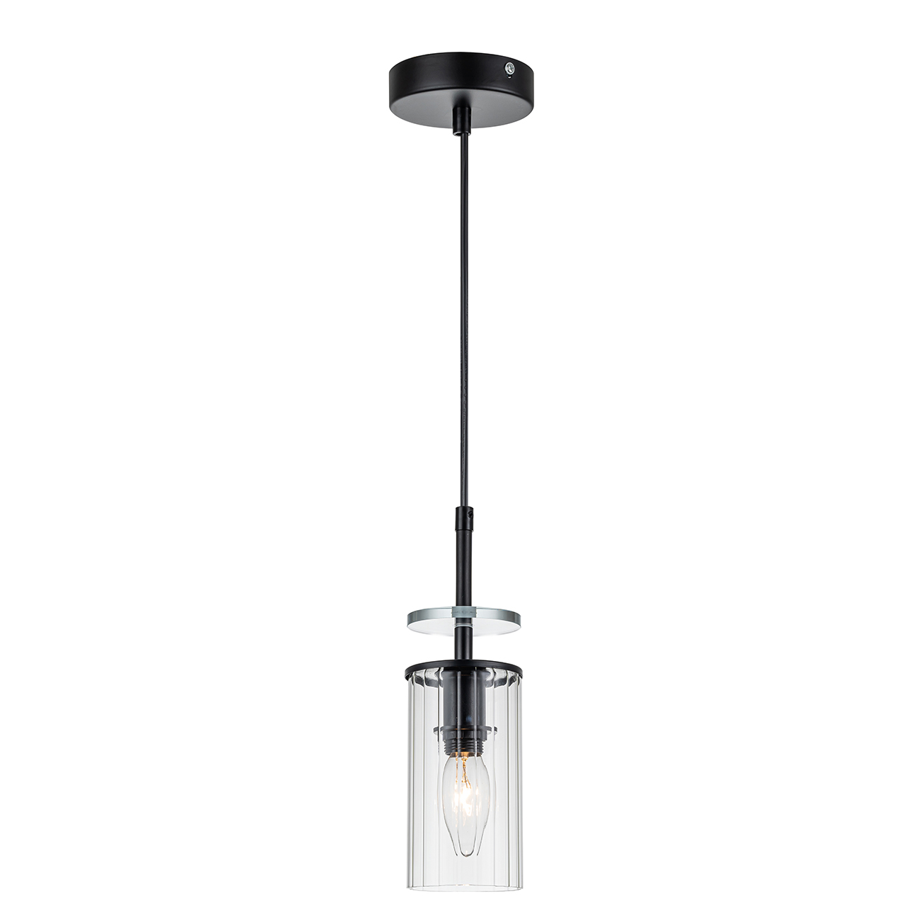 Подвесной светильник ESCADA Escada 10191/1S E14*40W Black - фото 1