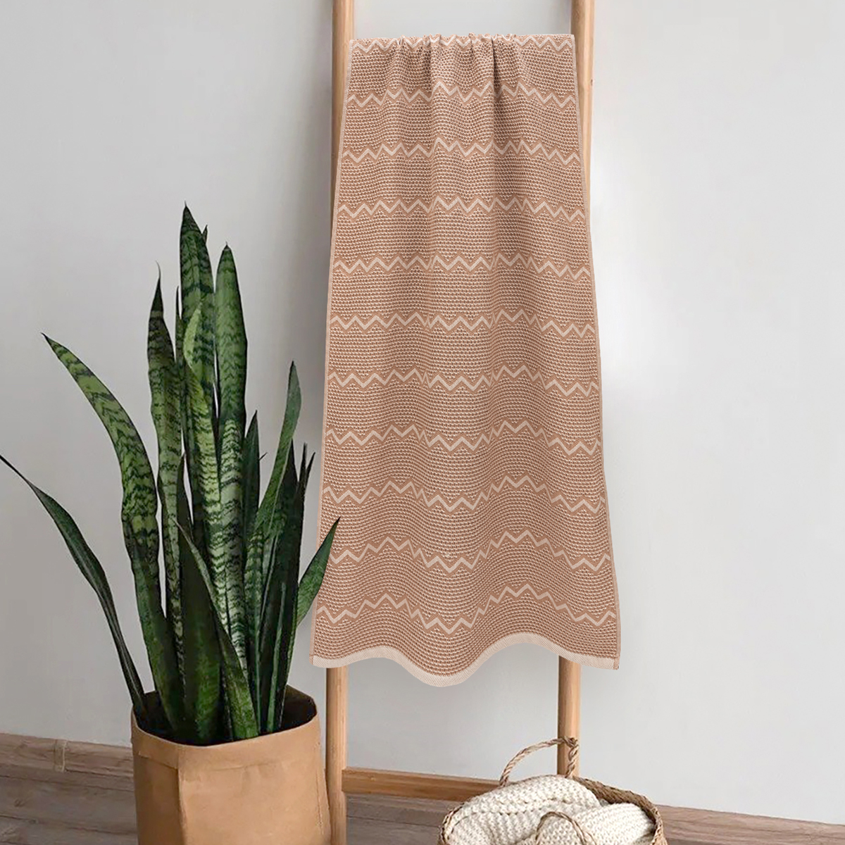 Полотенце BRAVO Зигзаг 90 x 50 см 1 шт. - фото 3