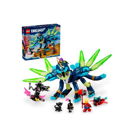 Конструктор LEGO DREAMZzz Зои и кошка-сова Зиан блочный