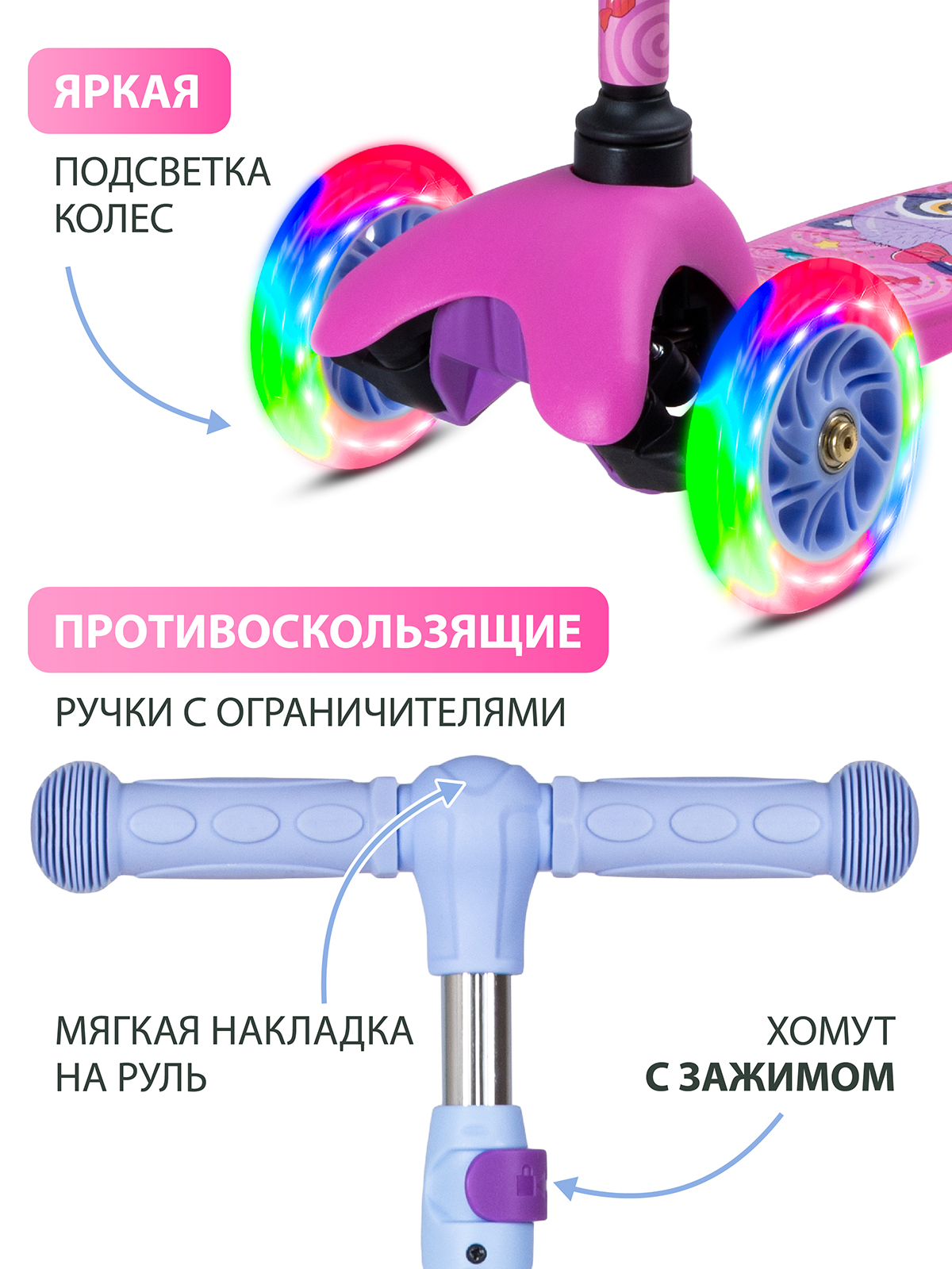 Самокат CITYRIDE трехколесный - фото 2