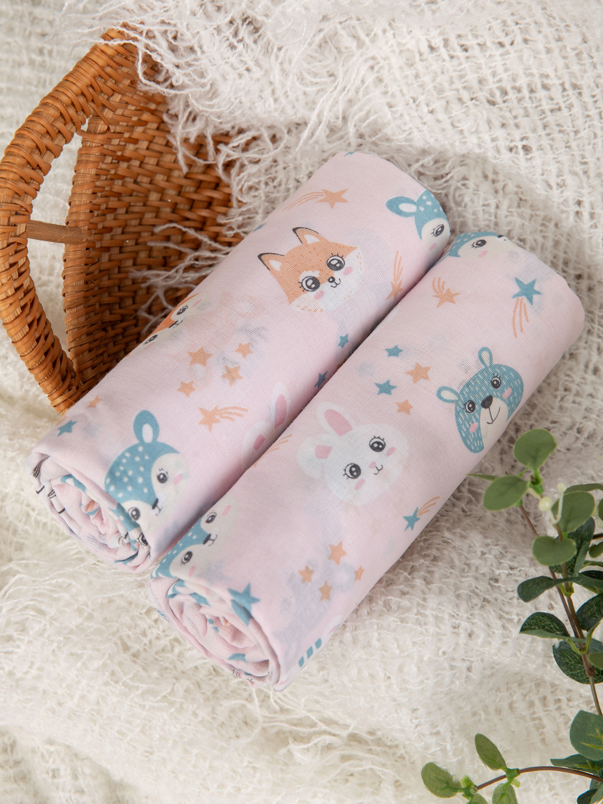 Пелёнка Чудо-Чадо Вариации ситец 95х120 см 2 шт. - фото 3