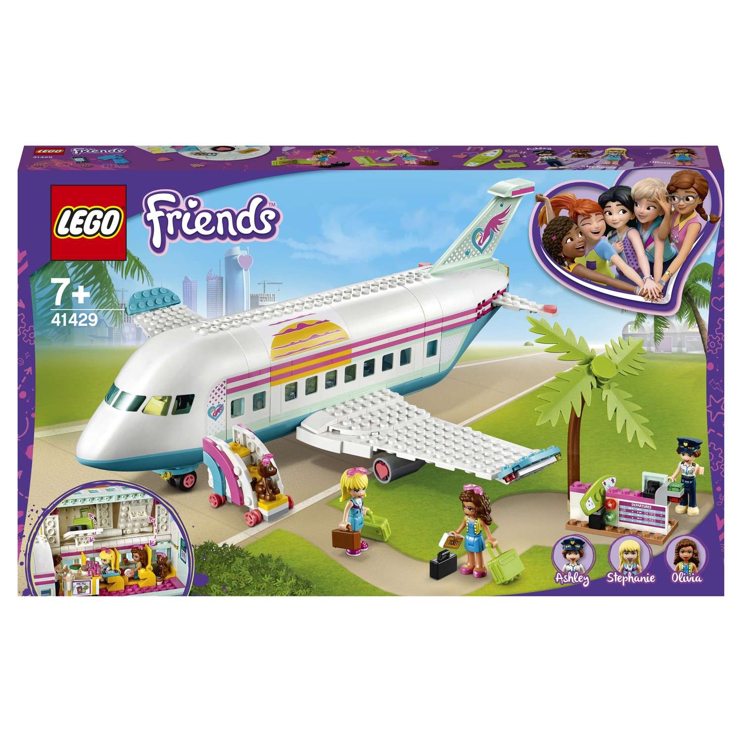 Конструктор LEGO Friends Самолёт в Хартлейк Сити блочный - фото 2