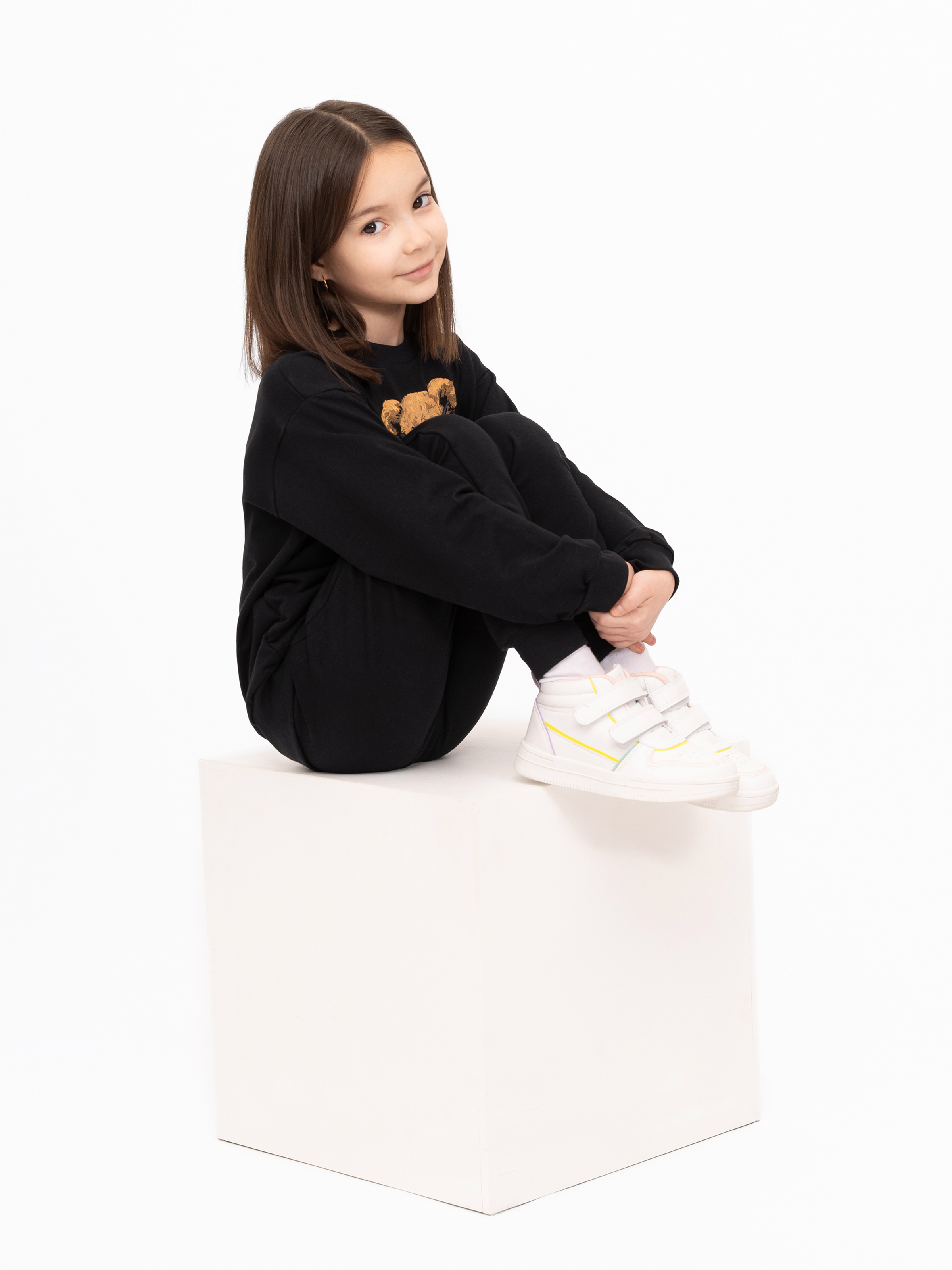 Костюм Утенок 7045г черный тедди байкер - фото 55