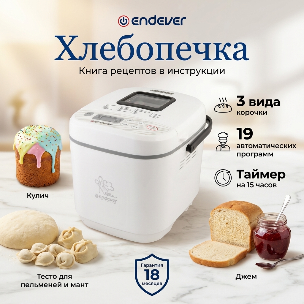 Хлебопечь ENDEVER SkyLine MB-61 - фото 1
