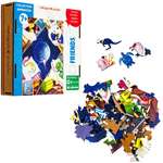 Пазл 1TOY с животными 80 деталей деревянный