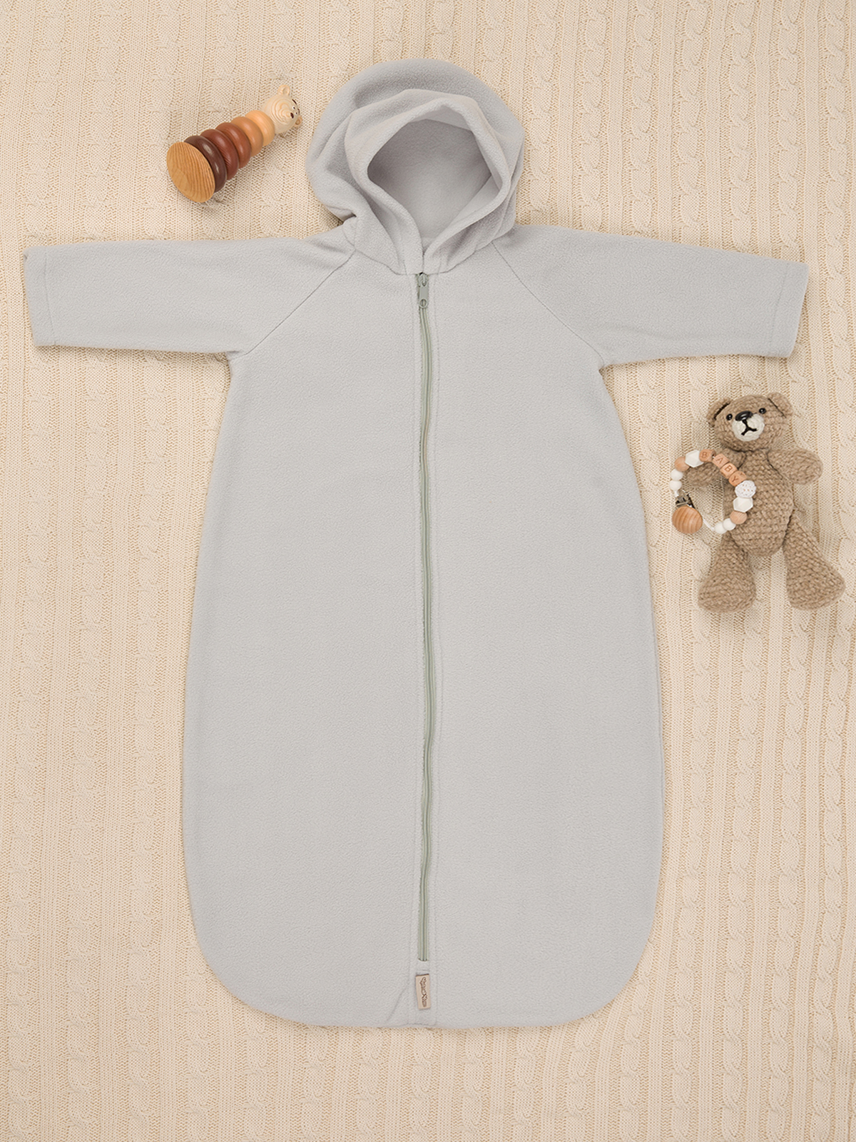 Конверт на выписку Чудо-Чадо Колокольчик серый - фото 13