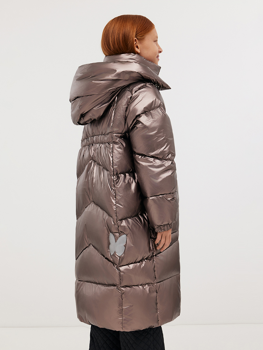 Пуховик Baon BK001504/BRIGHT FLINT METALLIC - фото 4