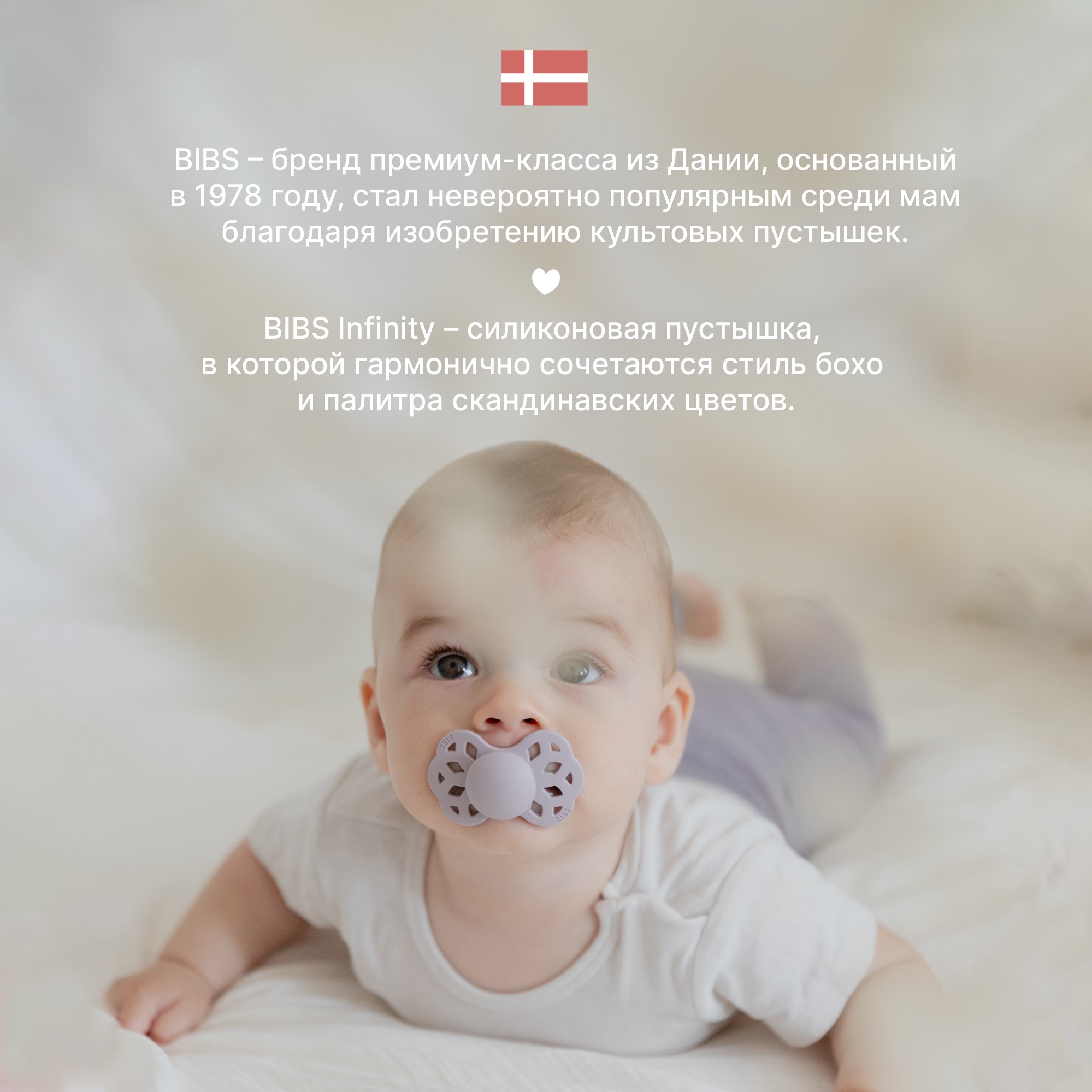 Пустышка BIBS силикон ортодонтическая от 0 мес. 1 шт. - фото 4