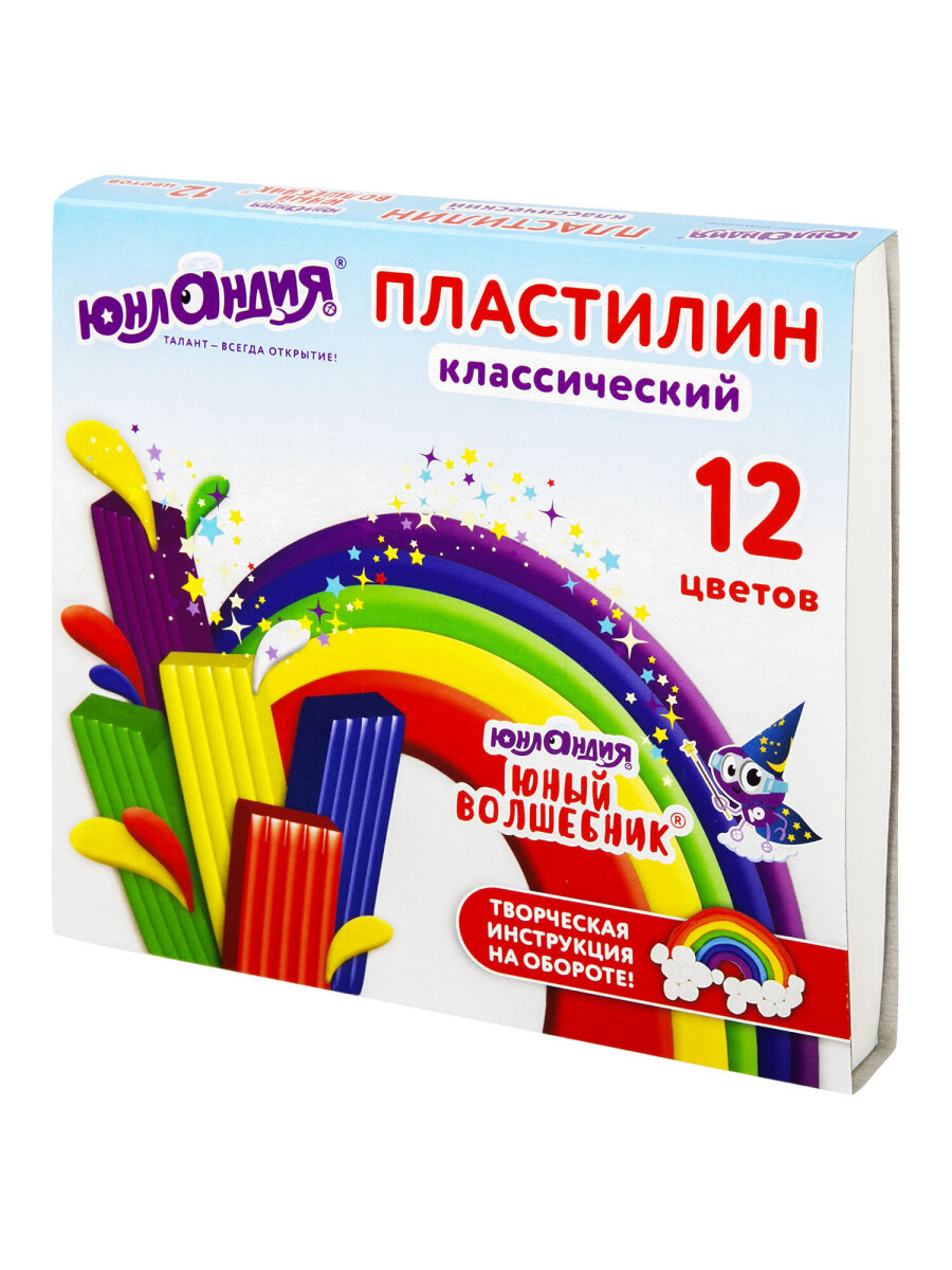 Пластилин Юнландия 12 цв. - фото 5