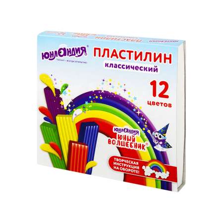 Пластилин Юнландия 12 цв.