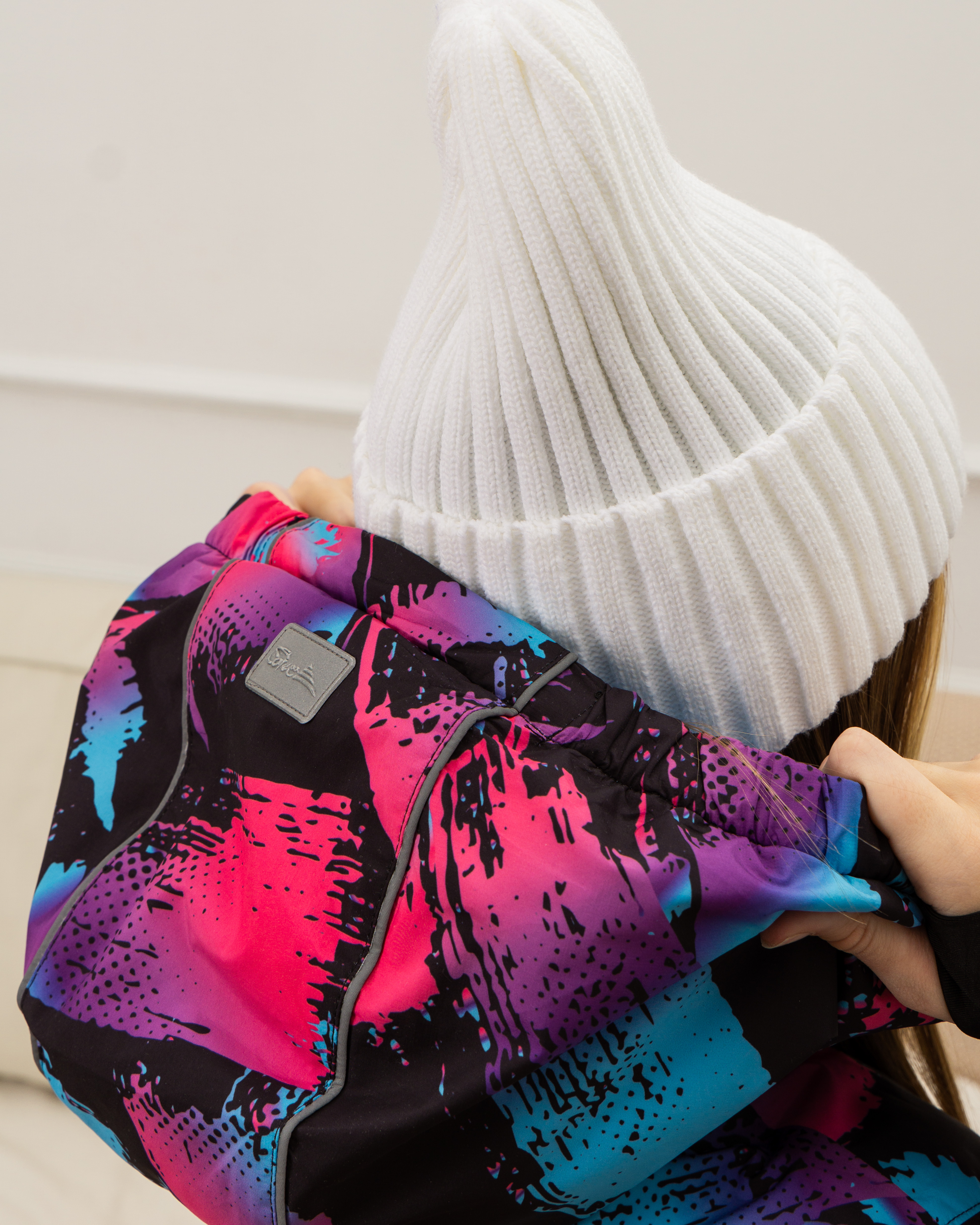 Комбинезон Saimaa GLO-10 черно-фиолетовый - фото 14