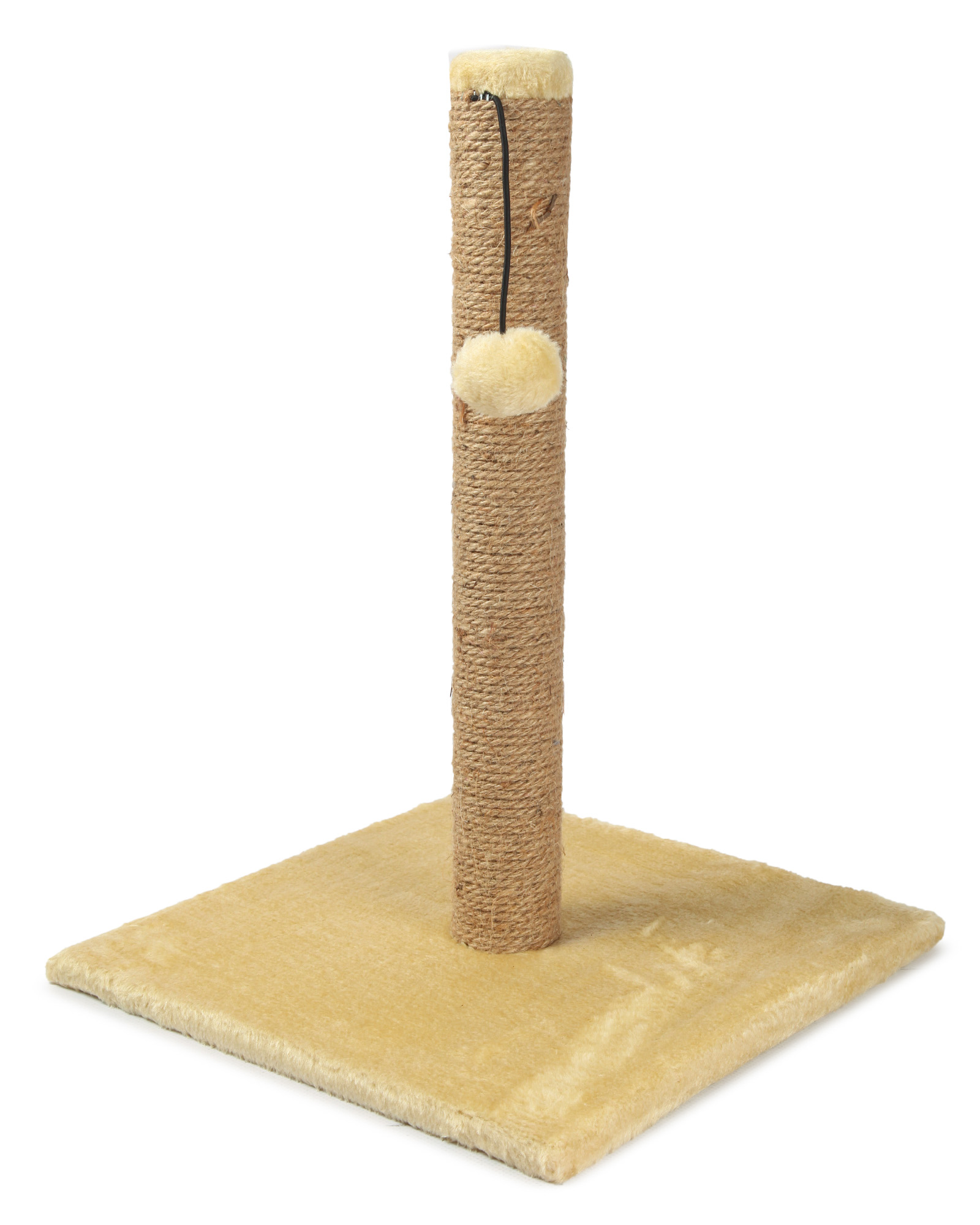Когтеточка для кошек Barbaks Столбик с игрушкой 48*35см - фото 2