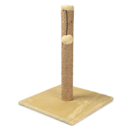Когтеточка для кошек Barbaks Столбик с игрушкой 48*35см