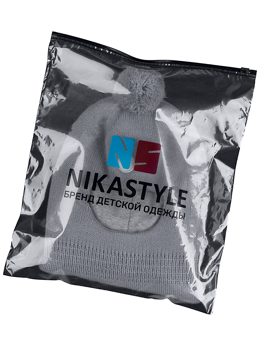 Балаклава NIKASTYLE 10з15225 кофе/молоко - фото 7