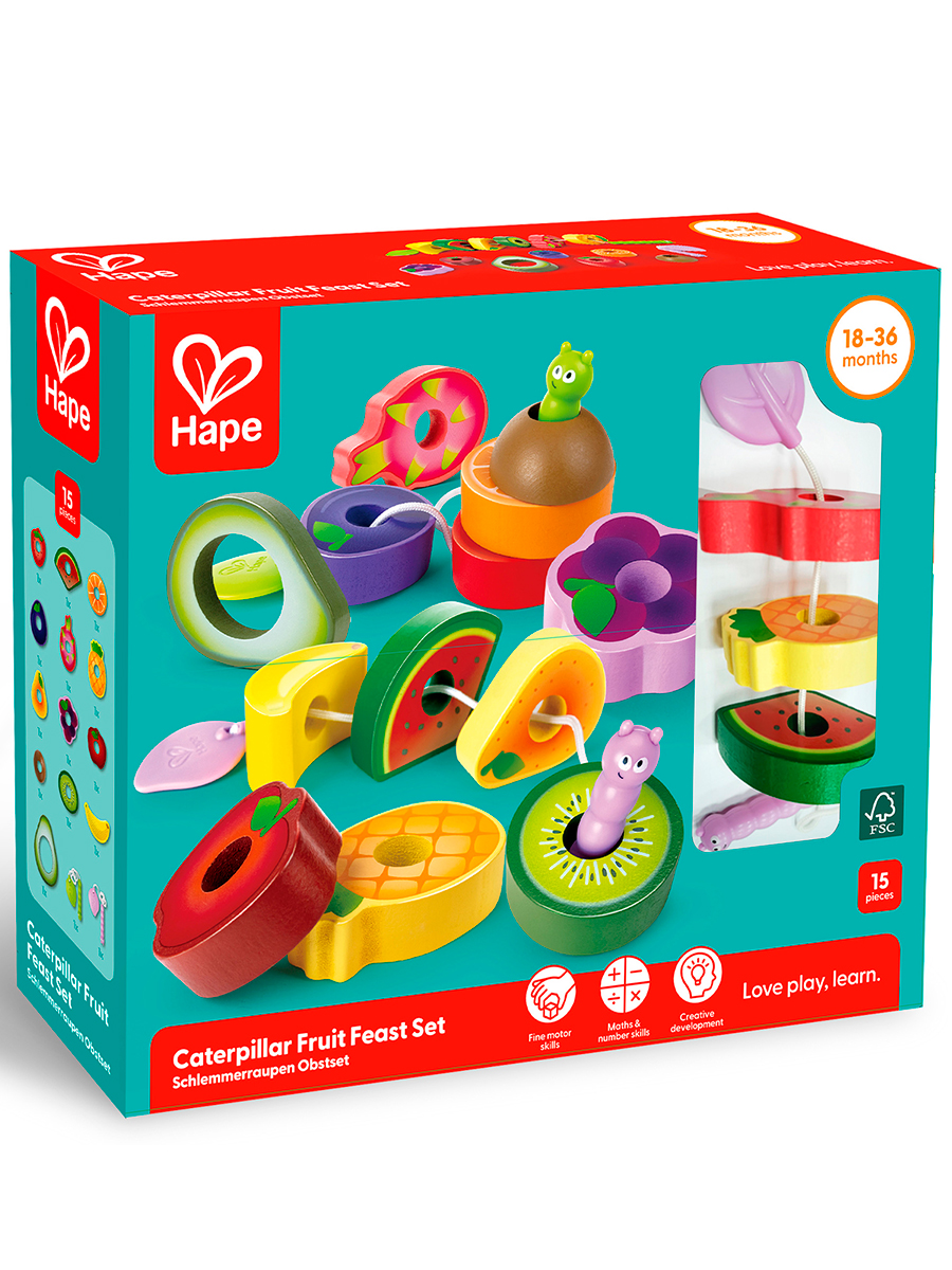Игрушка Hape шнуровка Шнуровка для детей деревянная - фото 12