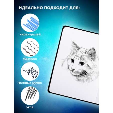 Скетчбук Brauberg Мотивация А5 80 лист.